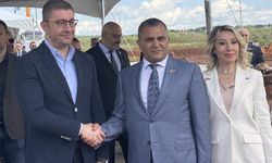 Türk iş insanının Kuzey Makedonya'da açacağı fabrikanın temeli atıldı