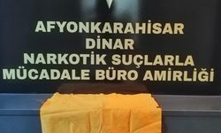 Afyonkarahisar'da uyuşturucu operasyonunda 1 şüpheli tutuklandı
