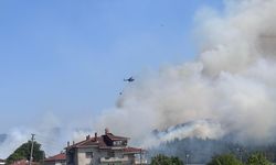 GÜNCELLEME - Bursa'nın Orhaneli ilçesinde anızda başlayıp ormana sıçrayan yangına müdahale ediliyor