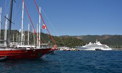 Lüks yat "Lady Moura" Marmaris'te