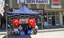Muşlu aileler DEM Parti binası önündeki eylemlerini sürdürdü