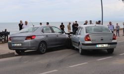 Ordu'da iki otomobilin çarpıştığı kazada 7 kişi yaralandı