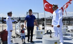 Samsun'da TCSG-87 gemisi ziyarete açıldı