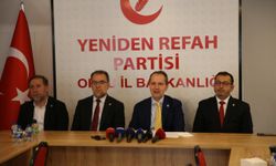 Yeniden Refah Partisi Genel Başkanı Erbakan, partisinin Giresun İl Kongresi'ne katıldı