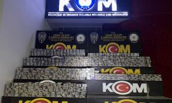 Adana'da bir tankerde 19 bin 595 paket kaçak sigara ele geçirildi