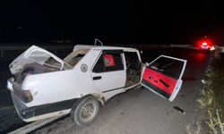 Aydın'da istinat duvarına, ardından bir araca çarpan otomobilin sürücüsü öldü