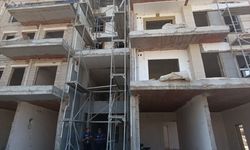 Gaziantep'te yüksekten düşen inşaat işçisi ağır yaralandı