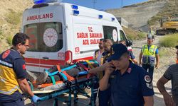 Sivas'ta göçük altında kalan 2 işçi yaralandı