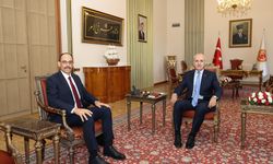 TBMM Başkanı Kurtulmuş, MİT Başkanı Kalın'ı kabul etti