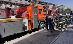 Erzurum'da güzellik merkezinde çıkan yangında 1 kişi dumandan etkilendi