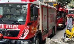 Şişli'de kozmetik ürünlerinin satıldığı iş yerinde çıkan yangın söndürüldü