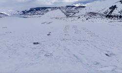 Adıyaman'daki Çat Barajı tamamen dondu