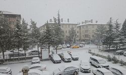 Çorum'da kar yağışı etkili oldu