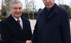 Cumhurbaşkanı Erdoğan, Özbekistan Cumhurbaşkanı Mirziyoyev ile bir araya geldi