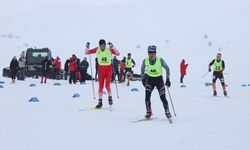 Hakkari'de düzenlenen Kayaklı Koşu 1. Etap Yarışması sona erdi