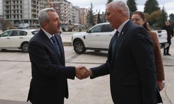 KKTC Ekonomi ve Enerji Bakanı Amcaoğlu, Rize Valisi Baydaş'ı ziyaret etti