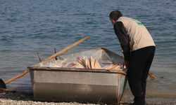 Suriye'de YPG'nin işgali nedeniyle kara ulaşımı kesilen Aynularab'daki 9 köye teknelerle yardım ulaştırıldı