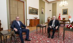 TBMM Başkanı Kurtulmuş, Tacikistan'ın Ankara Büyükelçisi İmomi'yi kabul etti