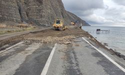 Tekirdağ'da heyelan nedeniyle Gaziköy-Uçmakdere yolu trafiğe kapatıldı