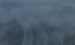 Anadolu Otoyolu'nun Düzce kesiminde sis etkili oldu