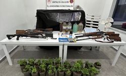 Antalya'da uyuşturucu ve ruhsatsız silah operasyonunda 2 kişi yakalandı