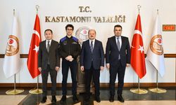 Astronot Atasever'den Kastamonu Valisi Dallı'ya ziyaret