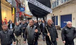 Aydın'dan muhtarlardan CHP İl Başkanlığı'na siyah çelenk