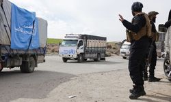 BM, YPG işgalindeki Suriye'nin Aynularab bölgesine 27 tır insani yardım gönderdi