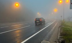 Bolu Dağı'nda sis etkili oldu