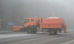 D-100 kara yolunun Bolu Dağı geçişinde kar başladı