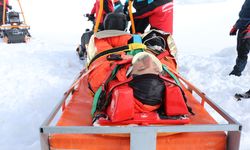 Davraz Kayak Merkezi'nde çığ tatbikatı yapıldı