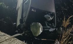 Edirne'de şarampole devrilen otomobildeki 2 kişi öldü