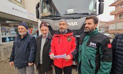 Erzincan'dan Filistin ve Suriye'ye yardım tırı gönderildi