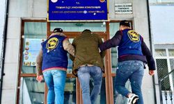 Erzurum'da 13 yıl 2 ay kesinleşmiş hapis cezası bulunan hükümlü yakalandı