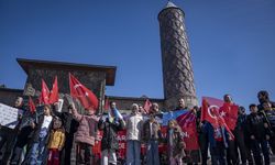 Erzurum'da sağlıkçılar 119 haftadır Gazze için sessiz yürüyüşlerini sürdürüyor