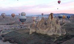 GRAFİKLİ - Kapadokya'da geçen yıl balon turlarına 754 bin 98 kişi katıldı