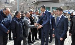 İçişleri Bakan Yardımcılığına atanan Hakkari Valisi Çelik'ten veda ziyaretleri