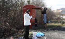 İstanbul'dan memleketleri Samsun'a dönen genç çiftten şehide vefa