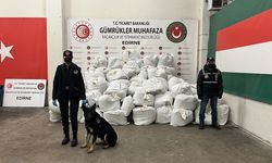 Kapıkule'de 914 kilogram esrar ele geçirildi