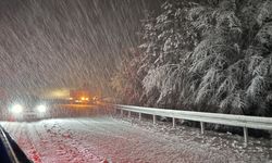 Kütahya'nın Domaniç ilçesinde yoğun kar yağışı etkili oluyor