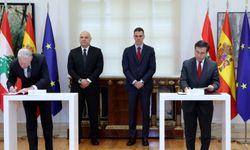 Lübnan Cumhurbaşkanı Avn, İspanya'da Başbakan Sanchez ve Kral 6. Felipe ile görüştü