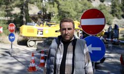 Muğla'da heyelan yaşanan alan havadan görüntülendi