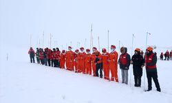 Muş'ta 2 bin 600 rakımlı Kozma Dağı'nda çığ tatbikatı