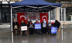 Muş'ta evlatlarına kavuşmak isteyen aileler, DEM Parti önündeki eylemlerini sürdürdü