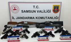 Samsun'da sosyal medyadan havaya ateş ettiği belirlenen 6 zanlı yakalandı