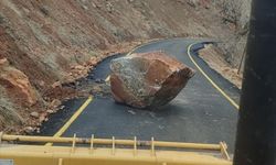 Siirt'te heyelan nedeniyle kapanan köy yolları ulaşıma açıldı