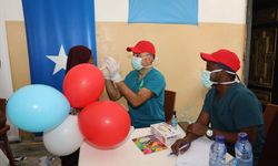 Somali Türk Görev Kuvveti Komutanlığınca Somali'de 167 öğrenciye sağlık taraması yapıldı