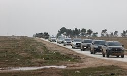 Suriye İçişleri Bakanlığına bağlı güvenlik konvoyu YPG'nin işgali altındaki Haseke'ye giriş yaptı