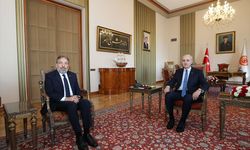 TBMM Başkanı Kurtulmuş, Diyanet İşleri Başkanı Arpaguş'u kabul etti