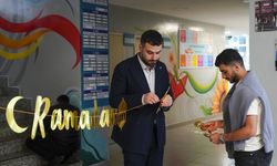 TÜGVA tarafından Kadıköy'de bir ortaokul ramazan için süslendi